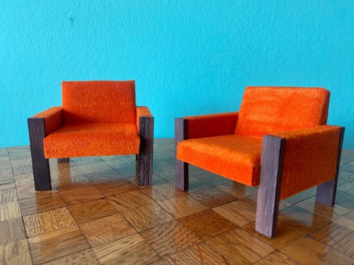 Poltrona arancione bodo hennig - poltrona,
