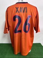 MAGLIA BARCELONA XAVI NO MATCH WORN ISSUED SHIRT VINTAGE CAMISETA SIGNED COA