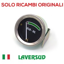 Manometro Pressione Olio Meccanico per Trattore FIAT 0-8 bar Ø 52mm cod. 4058426