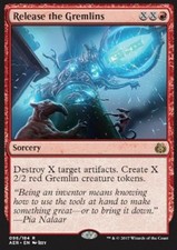 MTG RELEASE THE GREMLINS EXC - LIBERARE I GREMLIN - AER - MAGIC