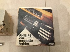 PHILIPS CCH5 Contenitore Di Cassette Audio Per Automobile Anni 70 NUOVO Vintage