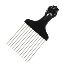 Raccogli Capelli in Metallo, Picchetti per Capelli Afro in Metallo, per Donna, 5,83"x2,83"