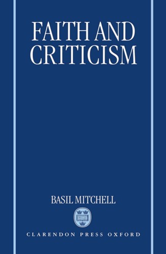 Faith and criticism the - faith, sarum