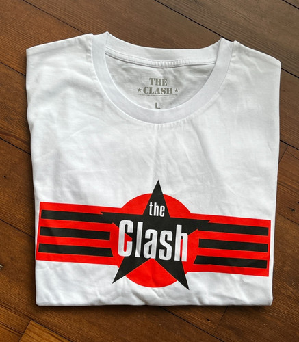 Shirt bianca uomo the clash - t-shirt,