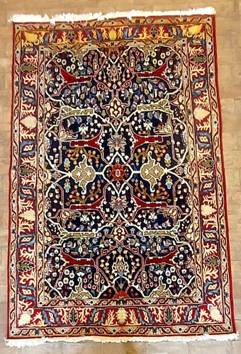 Tappeto persiano vintage qum - persiano,