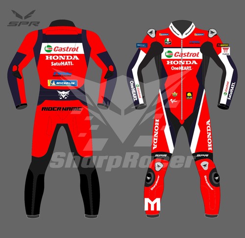 Tuta pelle moto - , honda