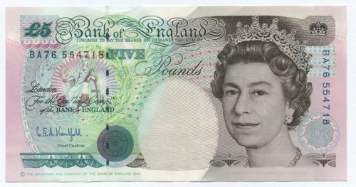 Bank england pounds 1990 - of, 5
