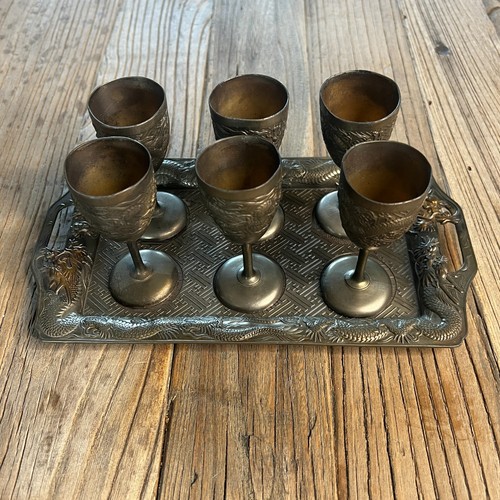 Set vassoio tazze sake - 6,