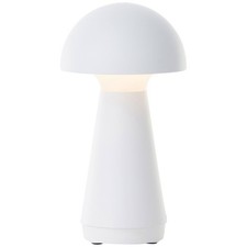 Lampada da tavolo LED bianca a
