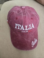 Italia Embroidered Baseball