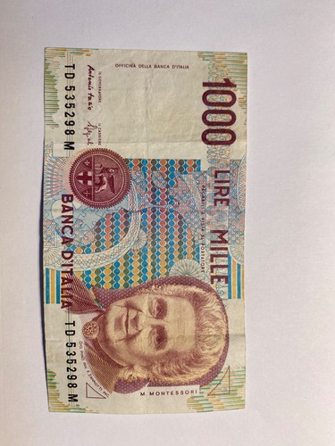 Banconota mille 1000 lire - mille,