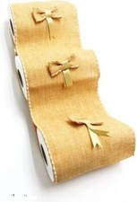 Portarotolo Carta Igienica Bagno Multitasca da Appendere in Tessuto con Asola