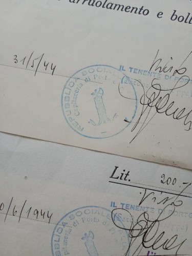 Trieste 1944 timbro - trieste, tondo