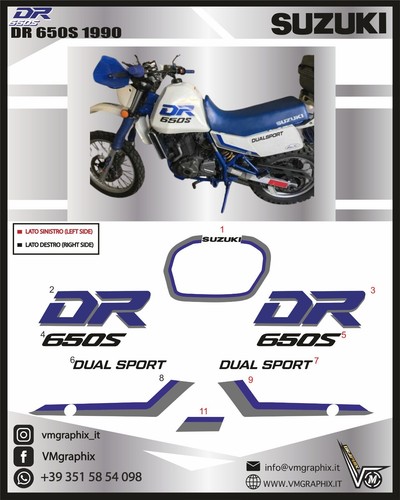 Adesivi suzuki 650s - 650s,