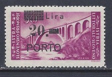Occupazione Jugoslava LITORALE SLOVENO 1946 Segnatasse 20l MH* 