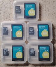 5x Scheda Memory Card TF Micro SD 512 MB con Adattatore SD (*7)