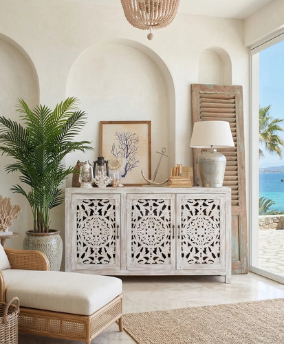 Credenza legno mango - credenza,