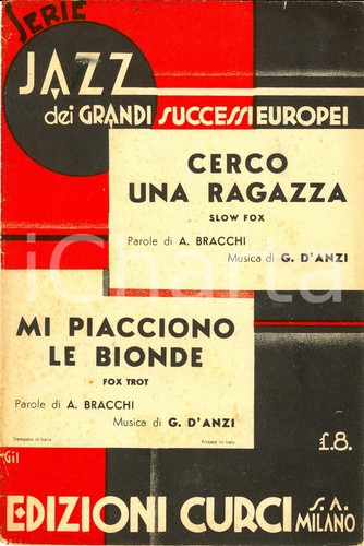 1939 jazz alfredo bracchi - jazz,