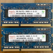 Coppia Hynix 4Gb (2GBx2) DDR3 1600 (PC3-10600S) Memoria RAM