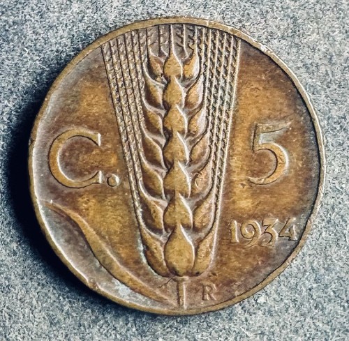 Centesimi 1934 italia - centesimi,