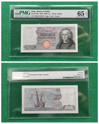 Banconota italia 5000 - 5000, lire