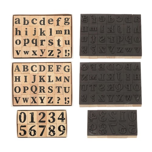 Timbro legno lettere - timbro,