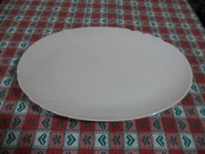 Seltmann Weiden Bavaria Porcellana 2 piatti vassoio portata e piccolo ovale bian
