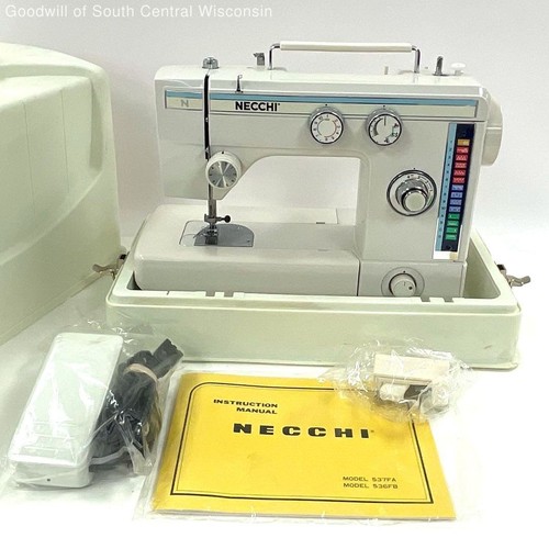 Vintage necchi 537fa sewing - 537fa,