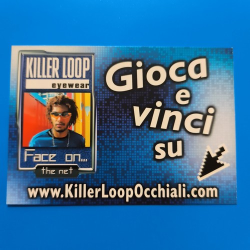 Killer loop occhiali cartolina - killer,