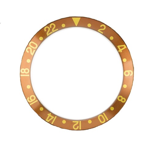 Inserto marrone indici oro