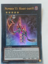YUGIOH • CBLZ-EN046 Numero 53 Cuore Terra Number 53 Heart-eartH ULTRA 1ST ED NM