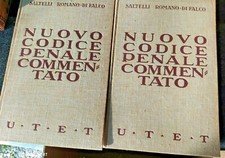SALTELLI ROMANO DI FALCO NUOVO CODICE PENALE COMMENTATO I-II UTET 1940