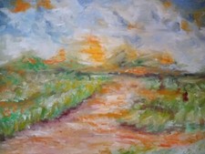 Quadro Olio Su Tela Paesaggio Con Autentica Arredo Casa Studio Ufficio