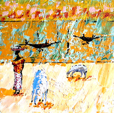 Artiste B . JOST , acrylique