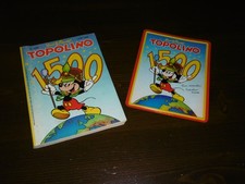 LIBRETTO WALT DISNEY TOPOLINO N°1500 AGOSTO 1984 CON TARGHETTA METALLO ABBONATI