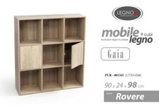 LIBRERIA BASSA 9 CUBI MODERNA