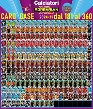 CALCIATORI ADRENALYN  2024-25 2024/25  CARD BASE  dal 181 al 360 bis plus upgrad