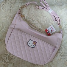 Borsa rosa trapuntata Hello