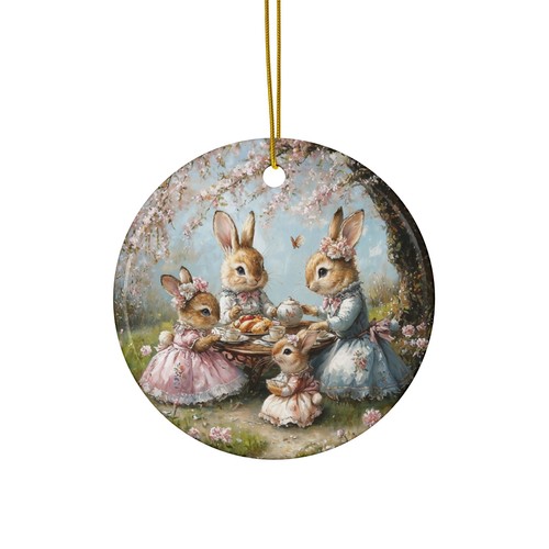 Decorazione coniglietti tea - coniglietti,
