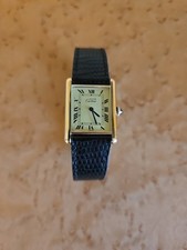 Orologio svizzero Cartier Paris placca argento 925 o G 20M