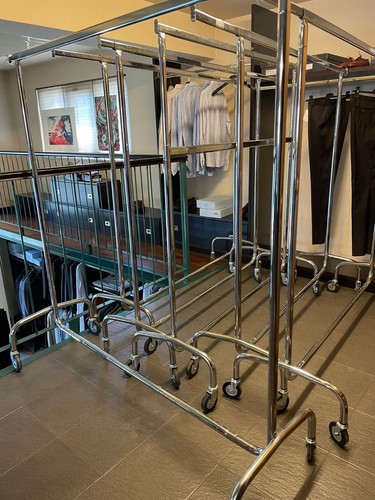 Stand appendiabiti con ruote - con,