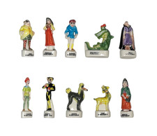 Série complète de 10 fèves