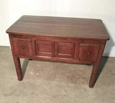 ANTICO TAVOLO 1860/1870 MADIA - CON 2 CASSETTI E 2 ANTINE