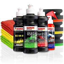 Sonax set lucidatura auto ExCut 05-05 Ex 04-06 OS 02-06 QuickDetailer accessori lucidatura