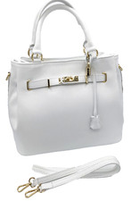 Maxi borsa  donna bianca a