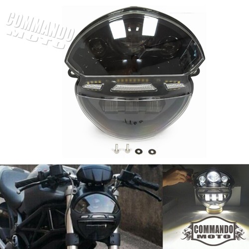 Faro proiettore led moto - e, drl