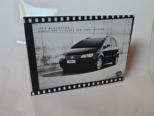 Fiat idea blackstar brochure - fiat,