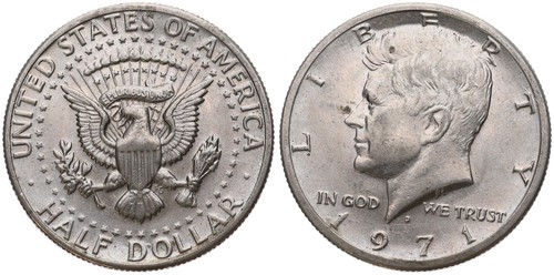 Usa dollaro kennedy - usa,