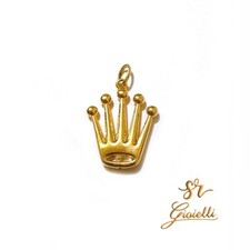 Ciondolo Corona in ORO GIALLO