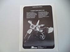 advertising Pubblicità 1984 DRIVER e MOTO YAMAHA XT 550